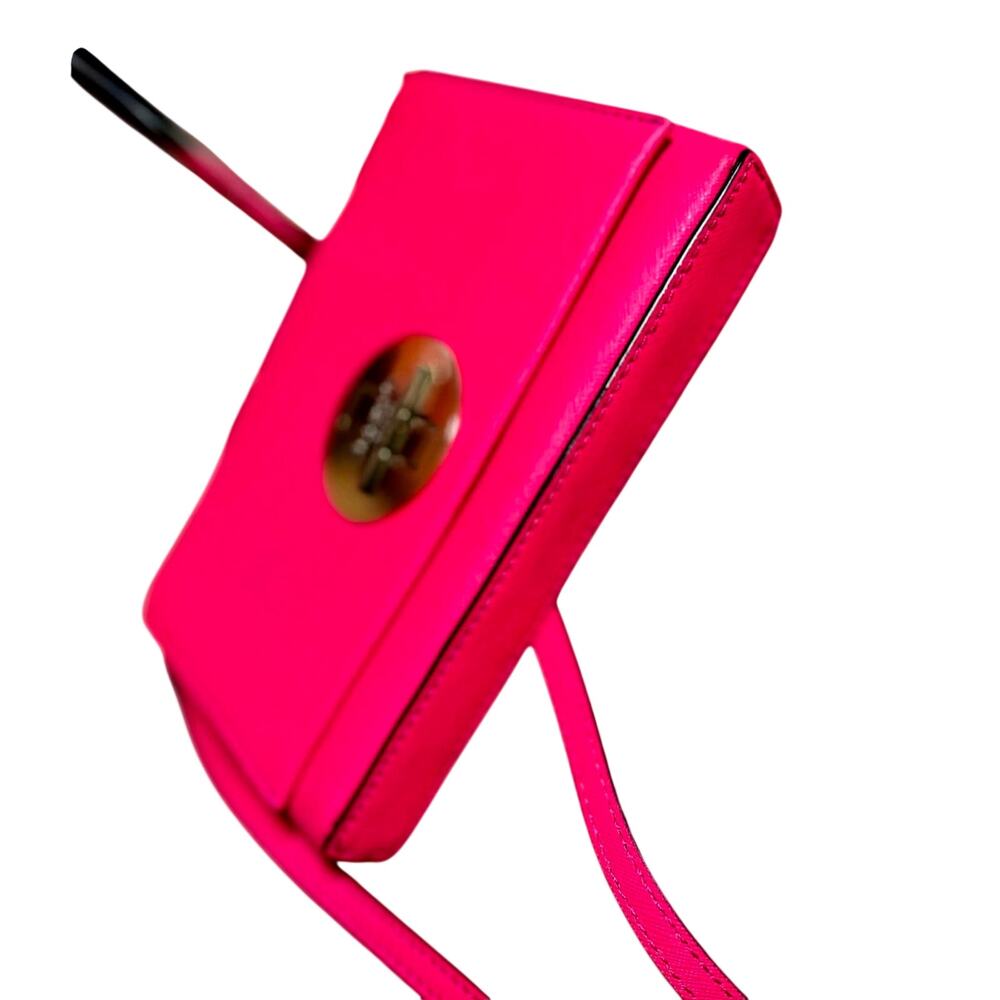 ✨ Kate Spade Newbury Lane Sally Crossbody Bag – Pink Saffiano Leather (EUC) - Picture 4 of 6